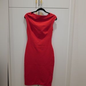 Red Midi Zara Dress